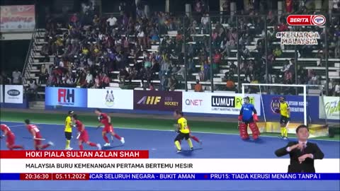 5 NOV 2022 B.PERDANA - HOKI PIALA SULTAN AZLAN SHAH: MALAYSIA BURU KEMENANGAN PERTAMA BERTEMU MESIR