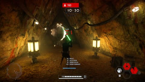 SWBF2 2017: Arcade Onslaught Luke Skywalker Kessel Gameplay