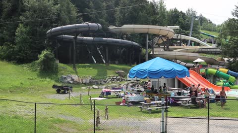 Mont Cascades WaterPark in Cantley Quebec.