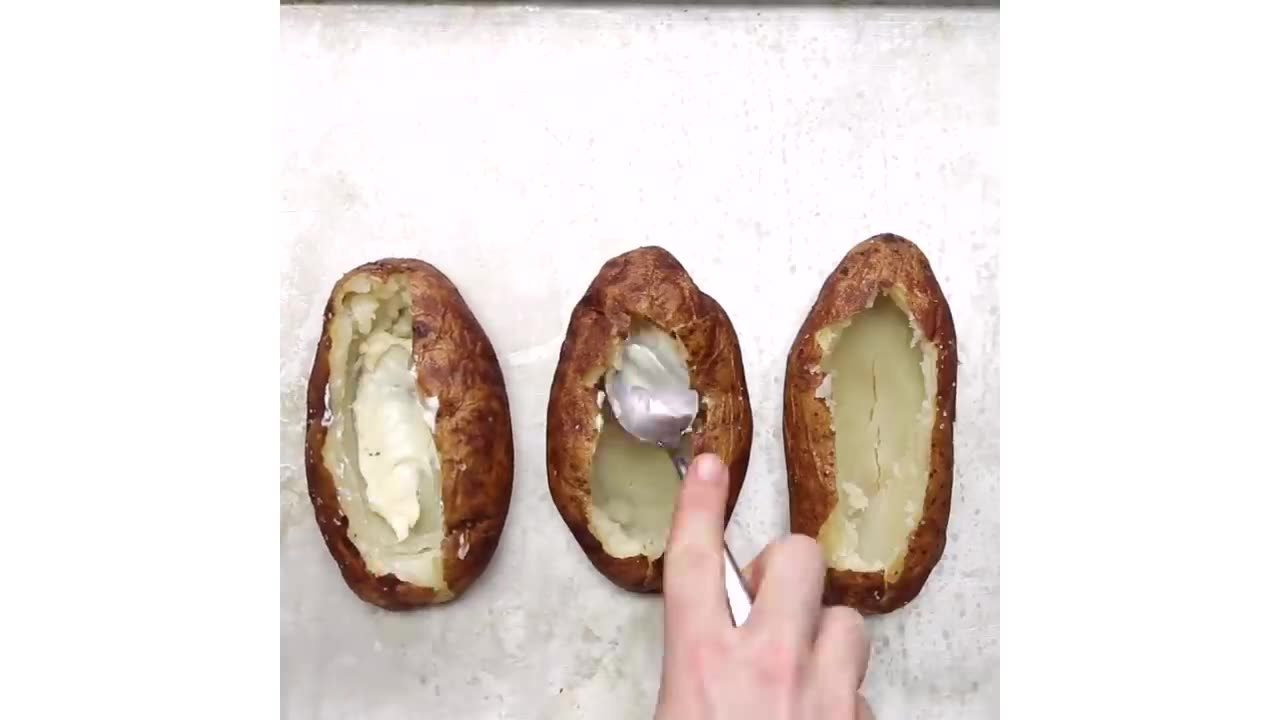 Loaded Baked Potatoes 4 Ways