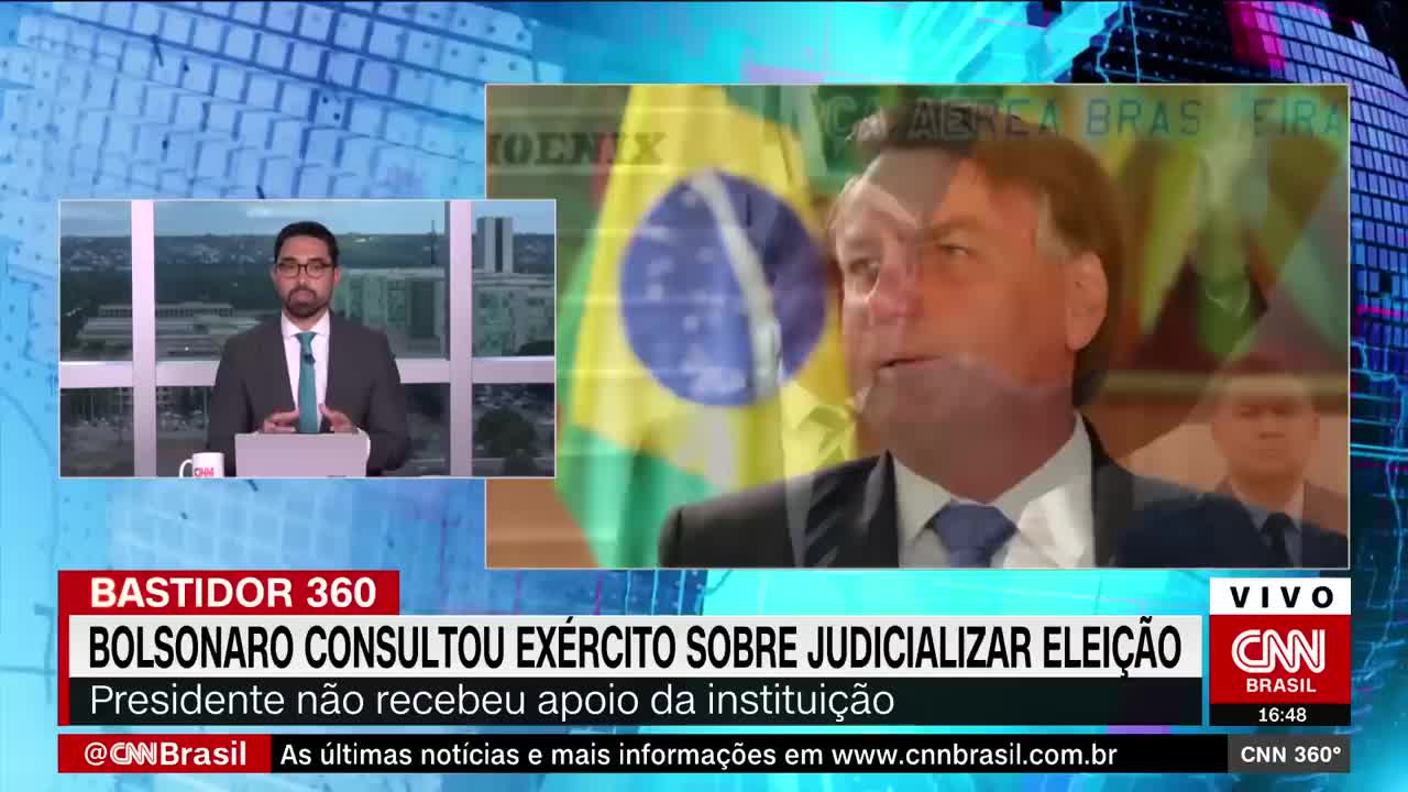 Bolsonaro consultou o Exército sobre judicializar a eleição | CNN 360º