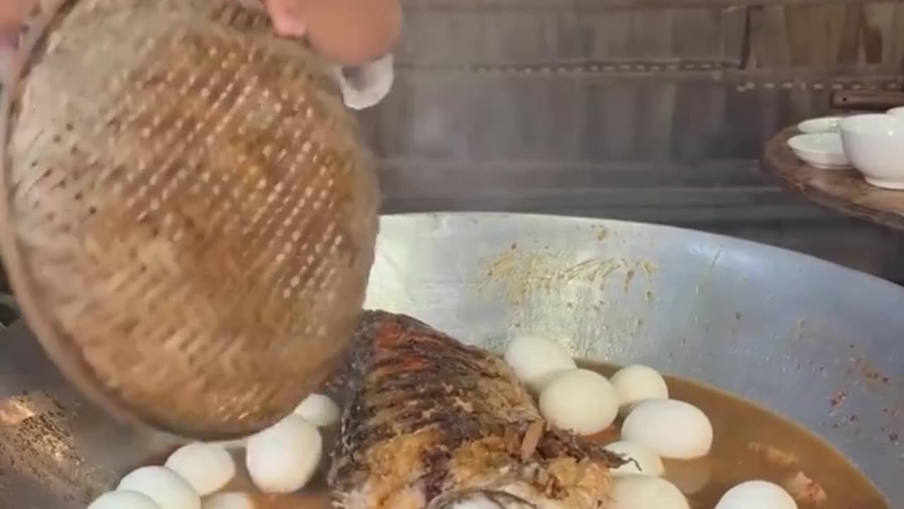 Frying a fish by little kid||cooking hoby||love