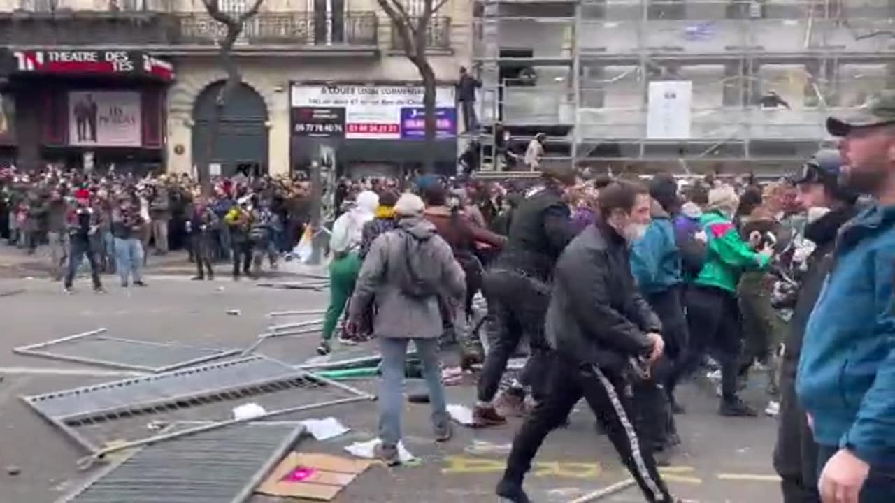 FRANCE: REFORME des RETRAITES, MANIFESTATIONS à PARIS. Acte 2