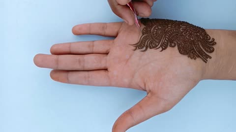 A Special Mehndi design in low time // #amazingworldu