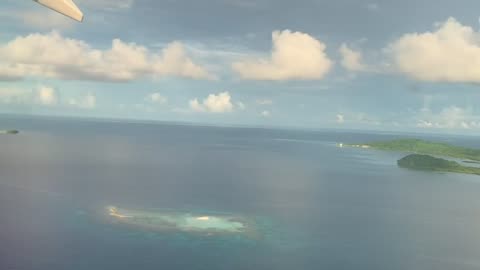 Taking off at Chuuk International Airport