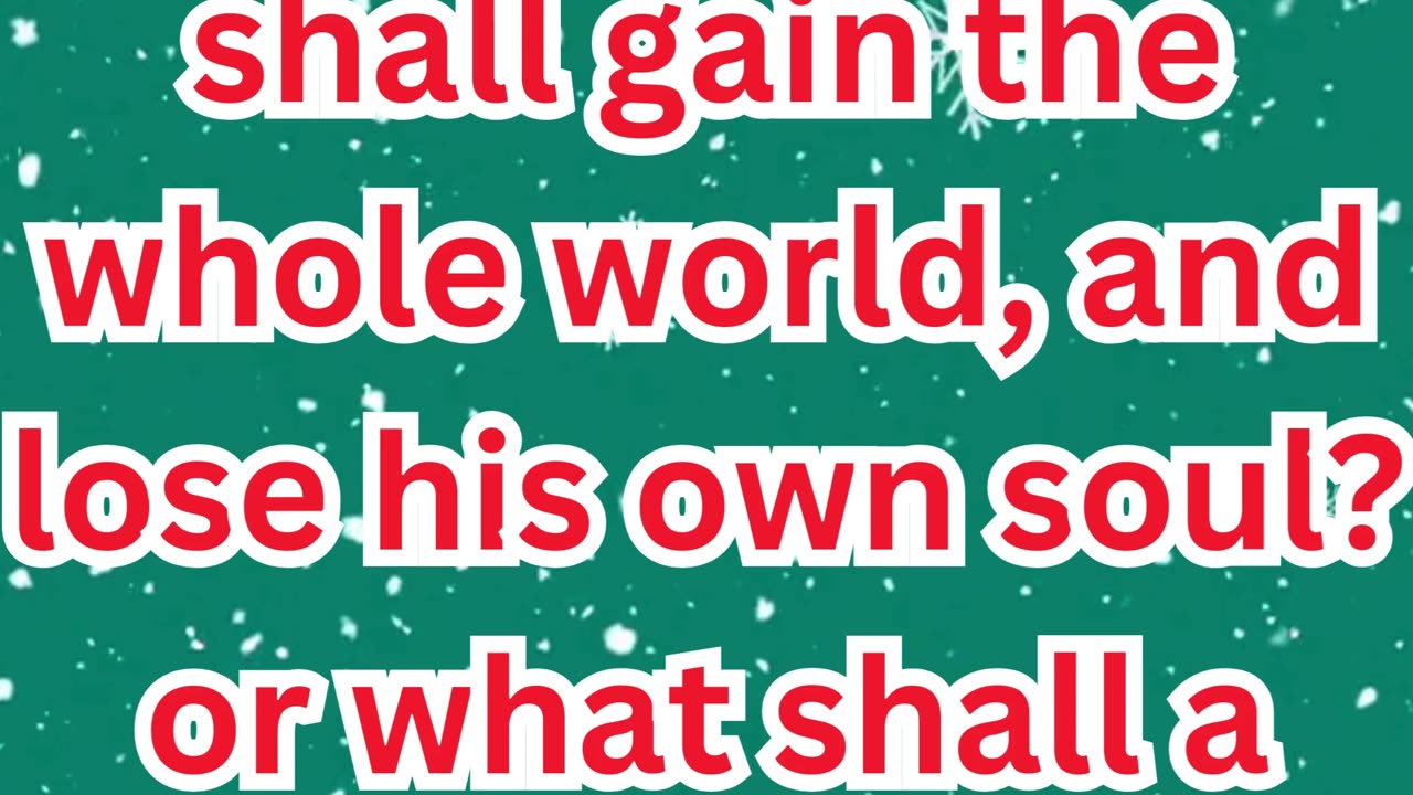 "What Will It Profit? Gaining the World but Losing the Soul" Matthew 16:26#short #youtube #ytshorts