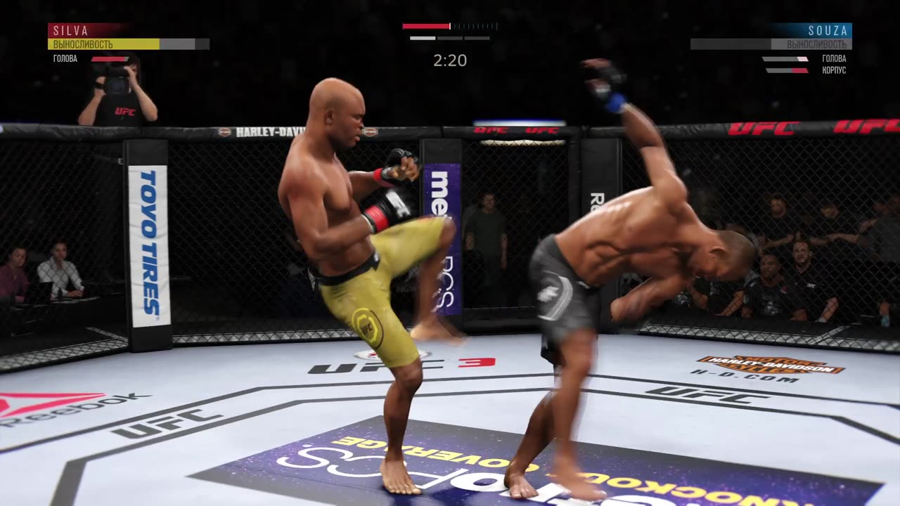 PS4 bot Anderson Silva vs user Jacare Souza