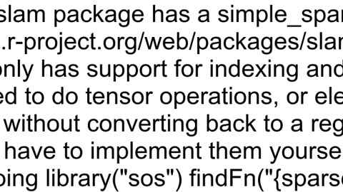 Multidimensional sparse array 3way tensor in R