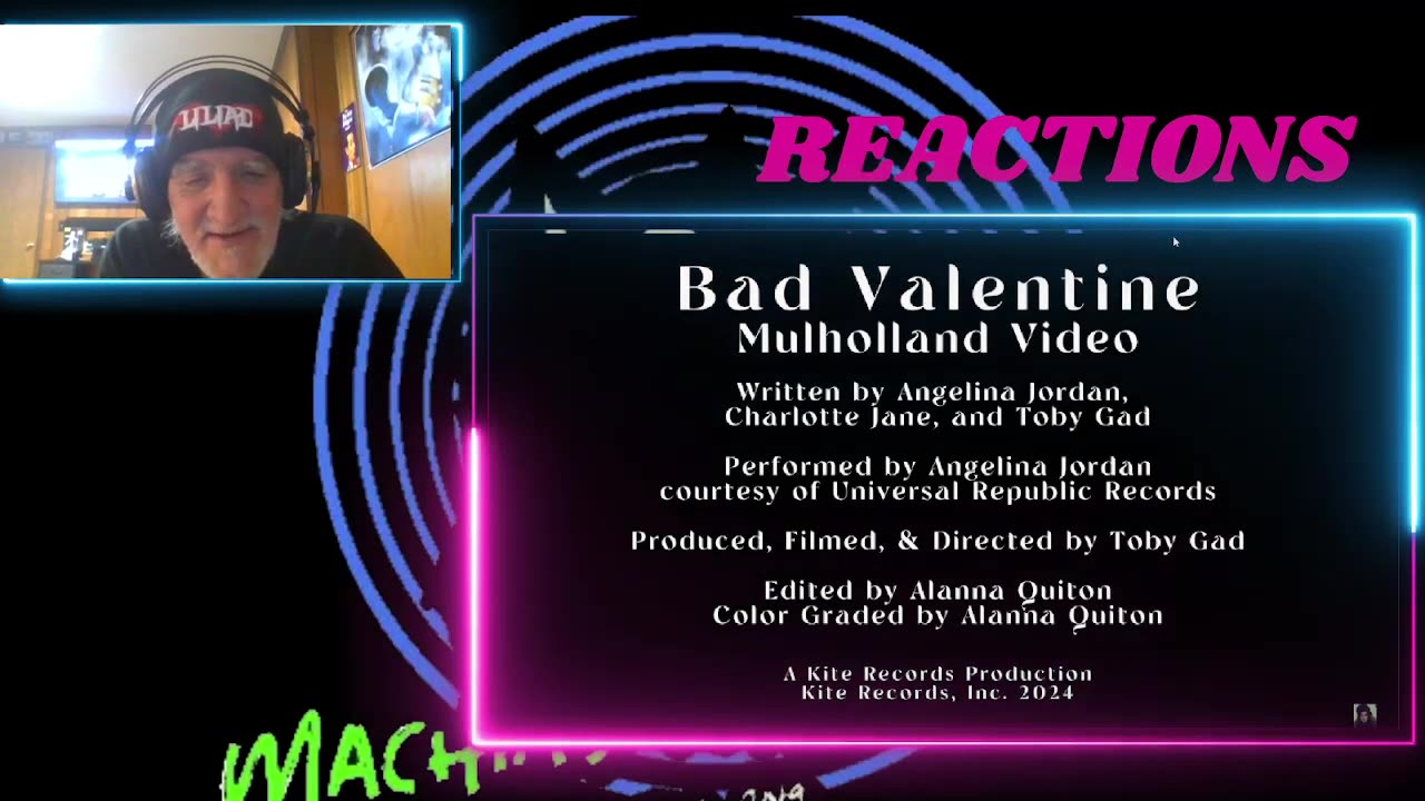 Angelina Jordan - Bad Valentine (Official Video) REACTION #angelinajordan