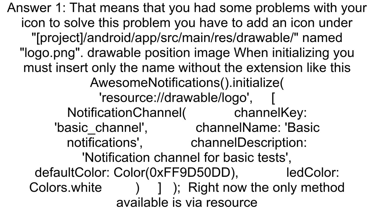 Issue in Displaying Notification with awesome_notifications in Flutter