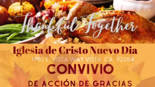 Convivio de acción de gracias