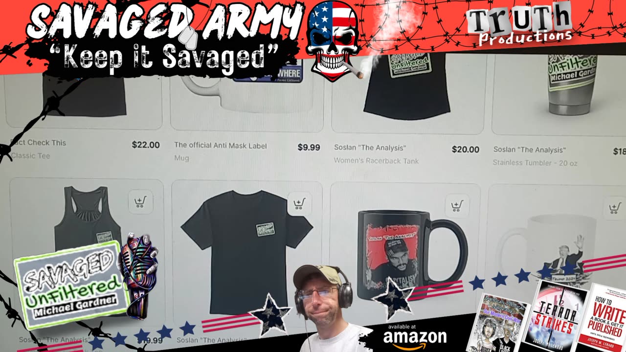 Sneak Peak of our new Merchandise Website coming very, very soon!!!