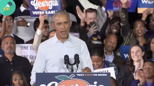 Former President Obama speaks at MI rally