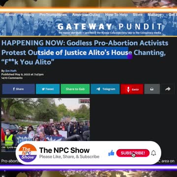 Abortionists Show Up At Alito's House