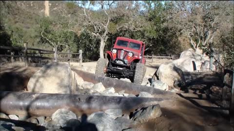 Wheeling at Christmas in the Willys Pickup