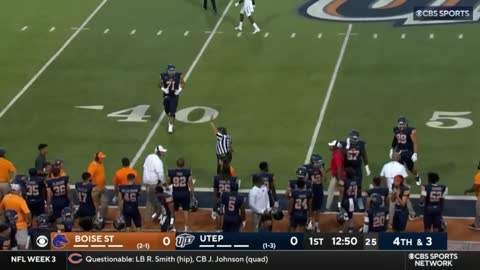 7 yard punt