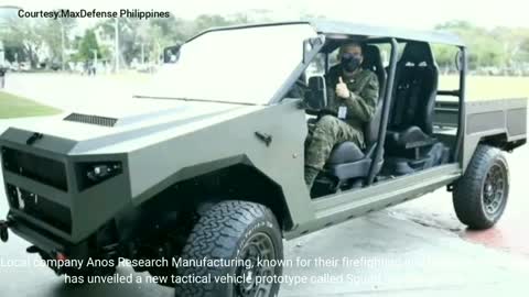 Philippine made military vehicle..Anos Research Manufacturing unveiled new Tactical Vehicle