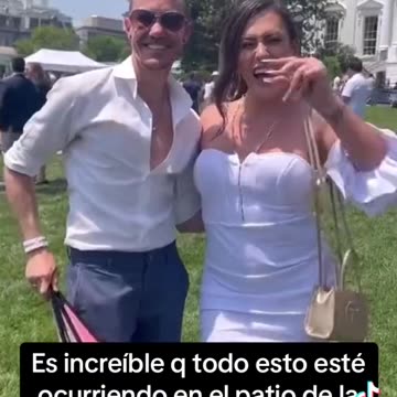 El dia de las mujeres y los hombres de MENTIRITA en la casa blanca con el pRecidente.