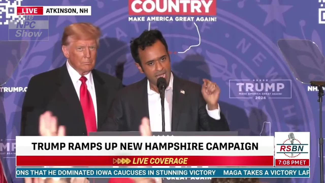 The NPC Show - Trump Speaks Live From New Hampshire