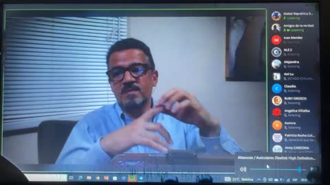 Dr Fredy Portillo y los Integrantes de Telegram en consulta