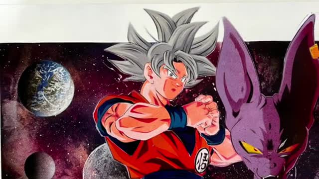 Goku vs Beerus Dragon Ball Super