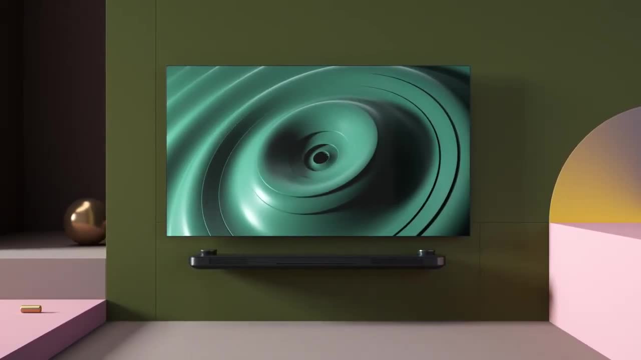 LG SIGNATURE OLED TV W - A TV that dissolves into the space it fills (Collabo with Santi Zoraidez)