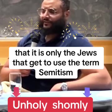 SEMITISM IS NOT A JEWISH SPECIFIC THING