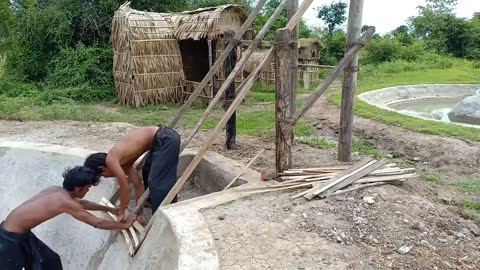 Building Amazing Pool For Swimming