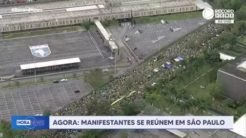 Manifestantes se reúnem em ato contra resultado das eleições em SP
