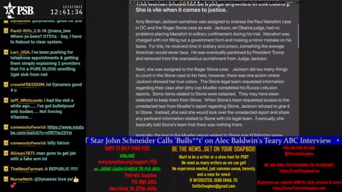 Patriots' Soapbox NEWS - LIVE 24/7! 2021-12-03 09:07
