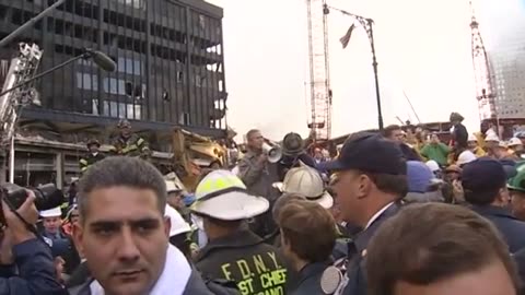 Remarks from Ground Zero September 14 2001