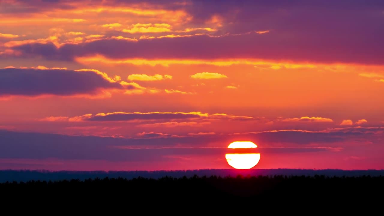 Most Beautiful Sunsets in 4K | Moving Sun Evening Time Lapse