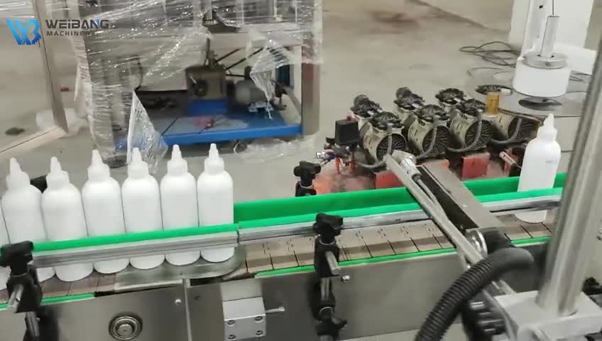 Chocolate paste filling and capping machine for bottle jar