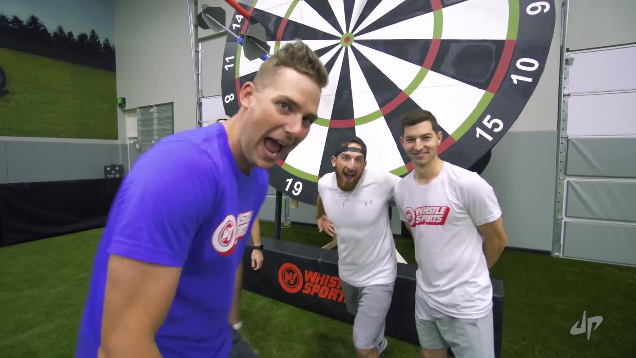 Giant Darts Battle - Dude Perfect