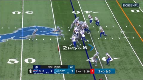 Buffalo Bills vs. Detroit Lions Highlights 2nd QTR | NFL Week 12, 2022 PART 1