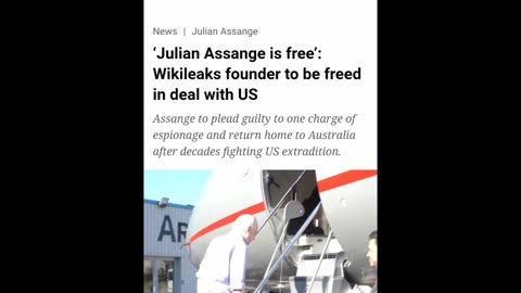 WikiLeaks founder Julian Assange has been freed