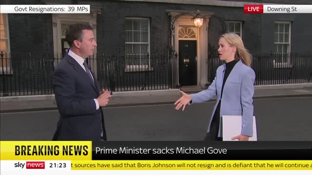 Boris Johnson sacks Levelling Up Secretary Michael Gove