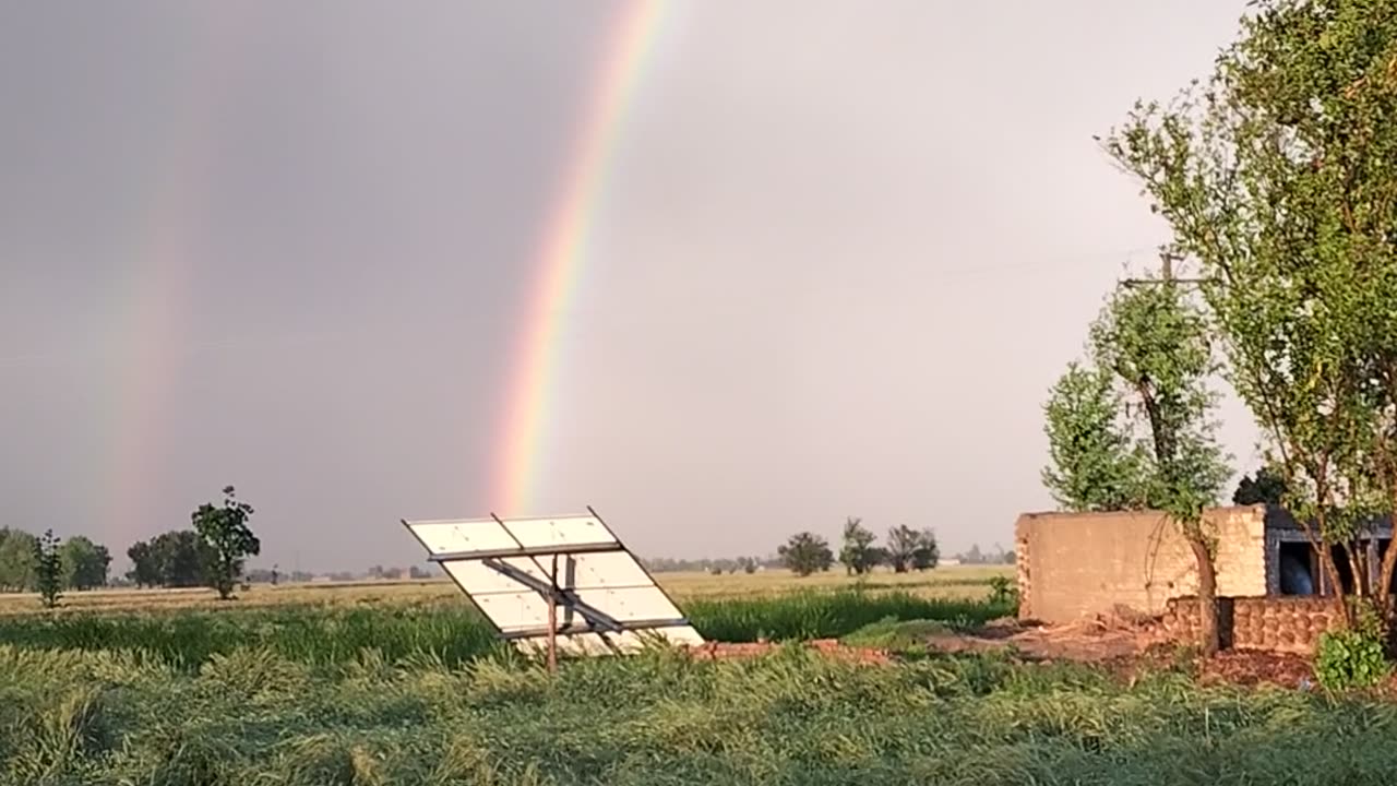 Beautiful rainbow view🌈