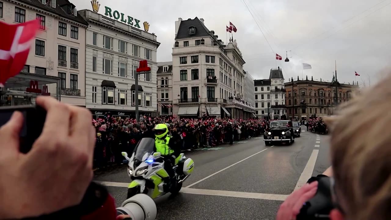 Denmark's King Frederik X takes the throne