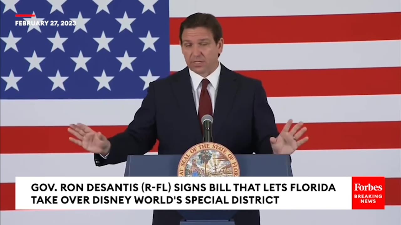 DeSantis- We Want Disney To Be 'What Walt Envisioned'