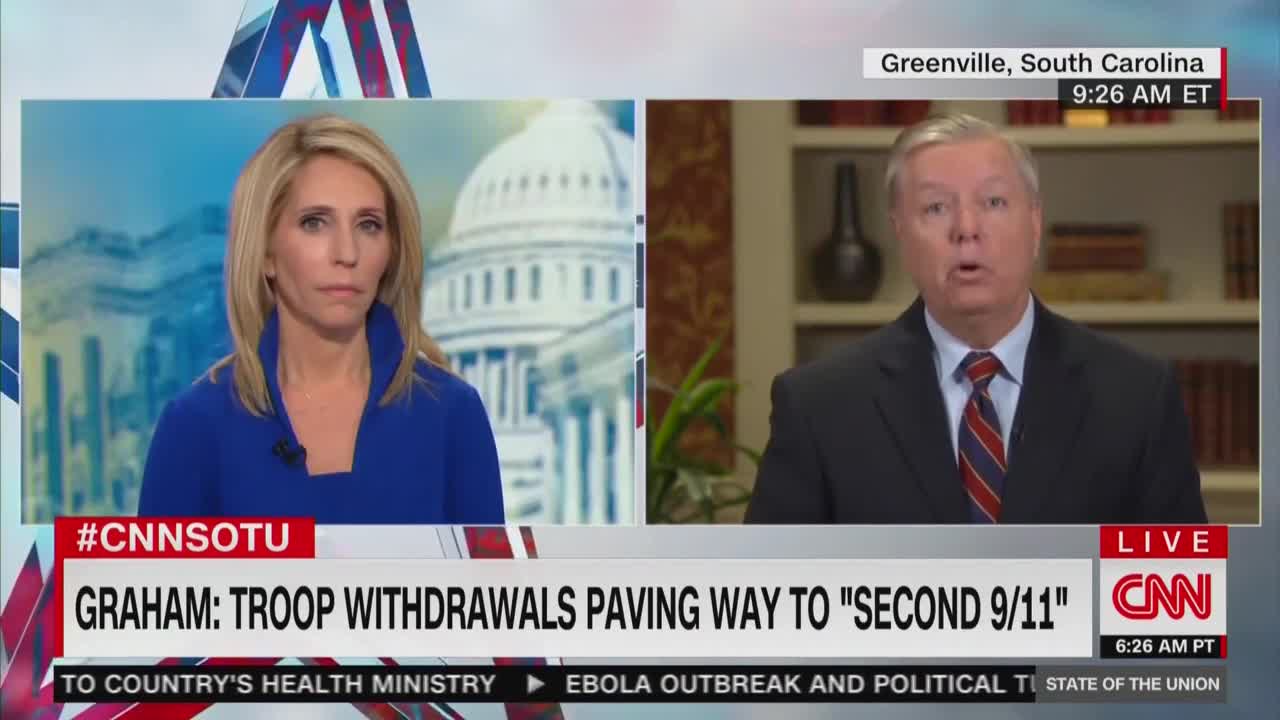 Graham plans to ask trump to reconsider his planned withdrawal of troops from Syria