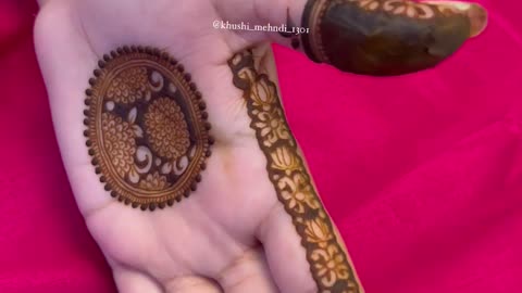 Sider Mehndi design