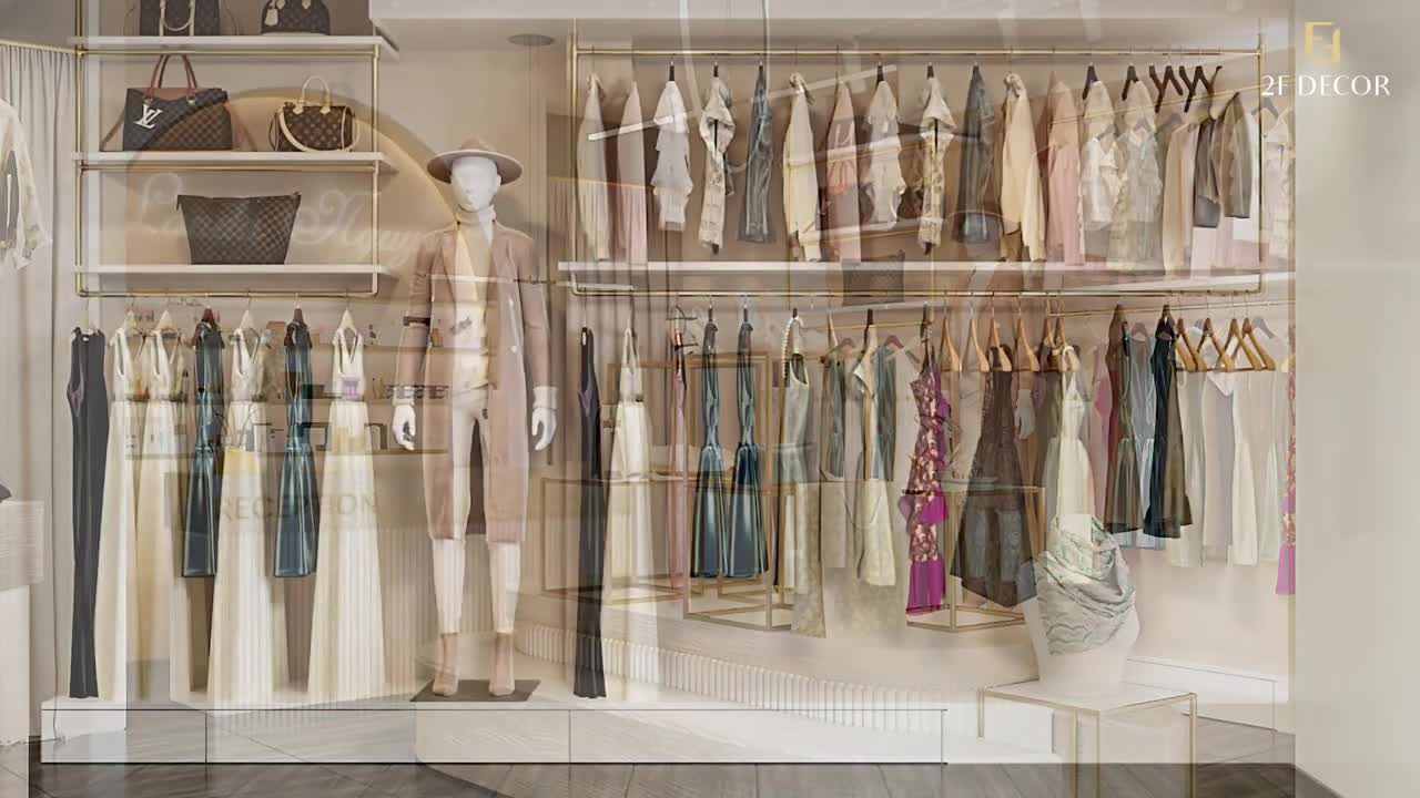 NỘI THẤT SHOP THỜI TRANG - ĐỊNH HƯỚNG PHONG CÁCH