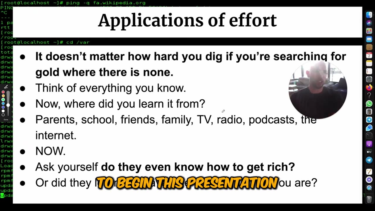 Andrew Tate On Sourcing Your Thinking - Does It Even Make You Kind Of Rich?