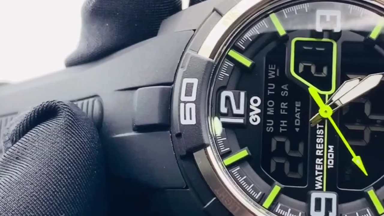 UNBOXING - EVO-139-1A9 Series Men Analog Digital Dual Time