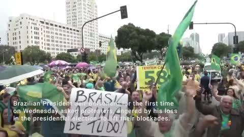 Brazil's Bolsonaro Tells Protesters To Lift Blockades