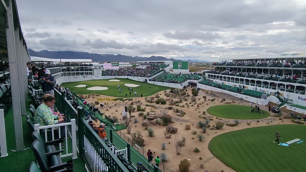 Waste Management Open, ESPN Skybox, 16th hole