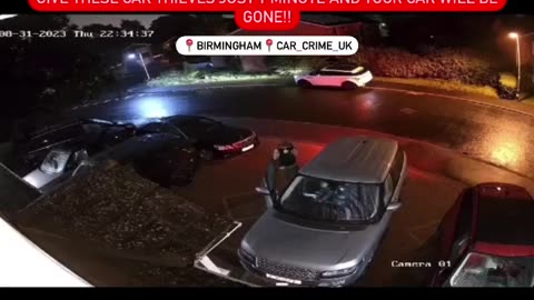 Thieves just one minute