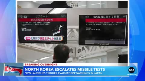 North Korean missile launches trigger evacuation warnings in Japan l GMA