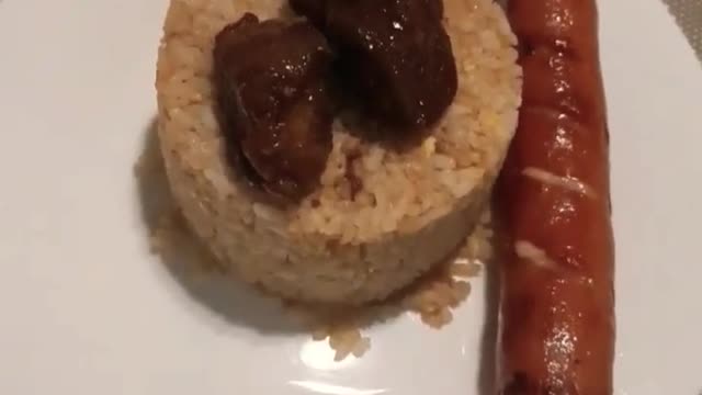 ADOBO FRIED RICE W HOTDOG